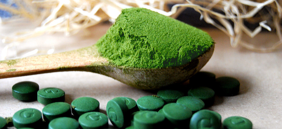 zeleny jacmen, chlorella