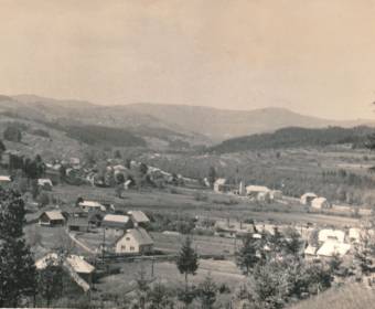 24. máj 1959, Rovňany. Pohľad zo Staškova