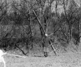 Riečnica, vyťahovanie ostŕv na lúku a pasenie, 1979