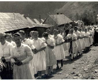 I. púť do Senkova v roku 1950