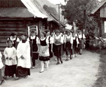 I. púť do Senkova v roku 1950