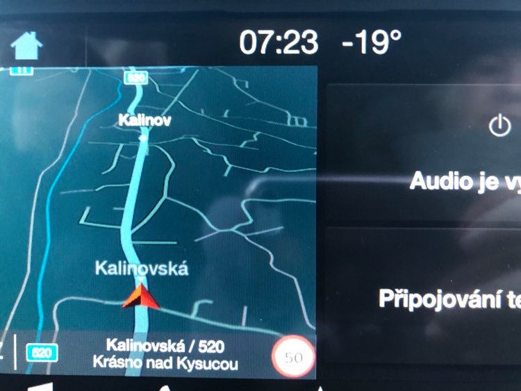 -19 stupnov, mráz