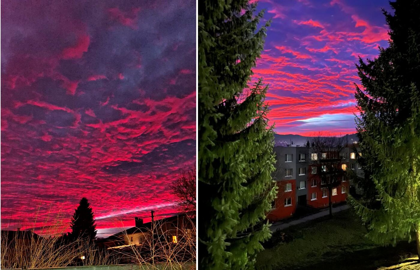 cervene oblaky nad kysucami