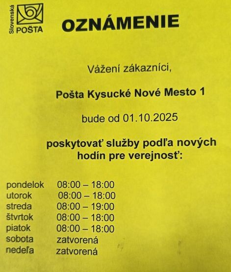 posta knm otvaracie hodiny