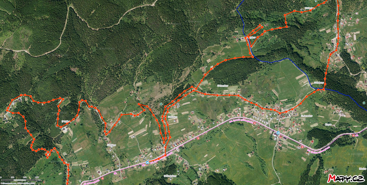 mapa klokocov hlavice